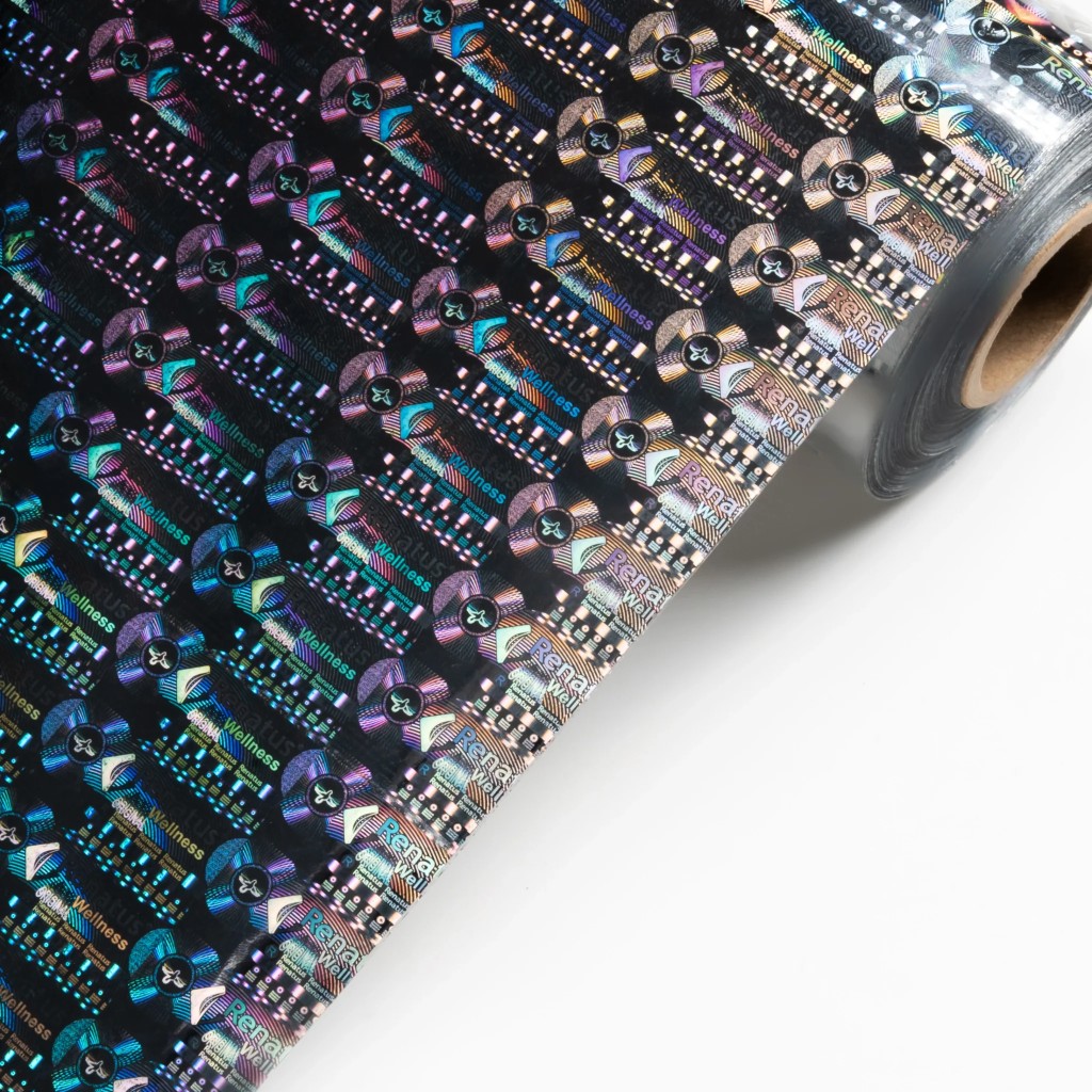 Hologram Hot Stamping Foil sample.