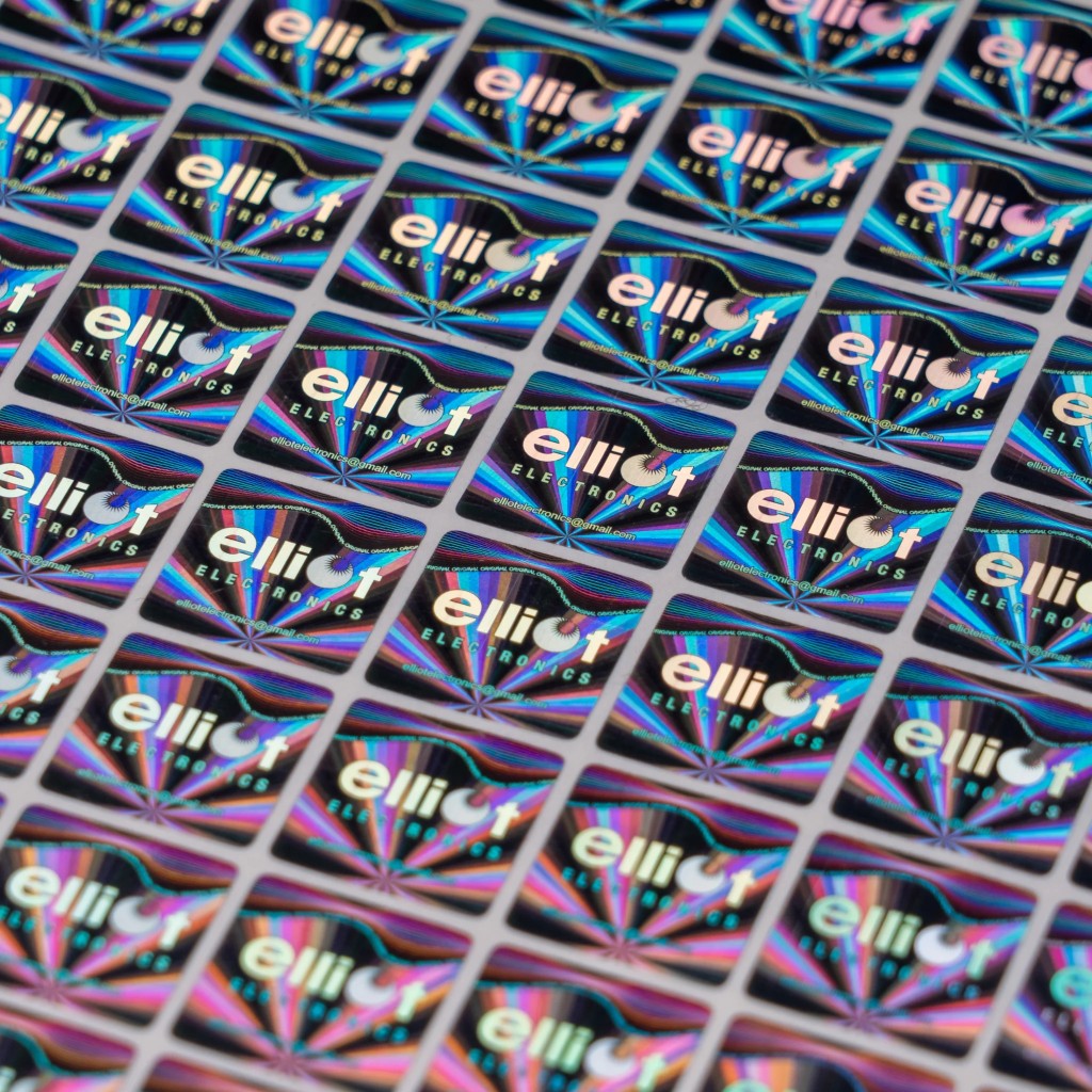 Customized Text Hologram sample.