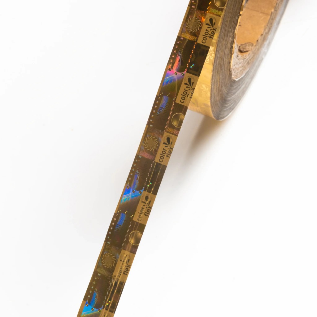 Holographic Security Tapes sample.