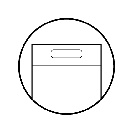 Die cut handle option