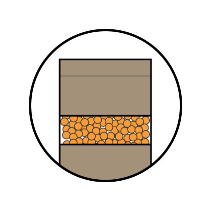 Window option for 3 side seal pouch